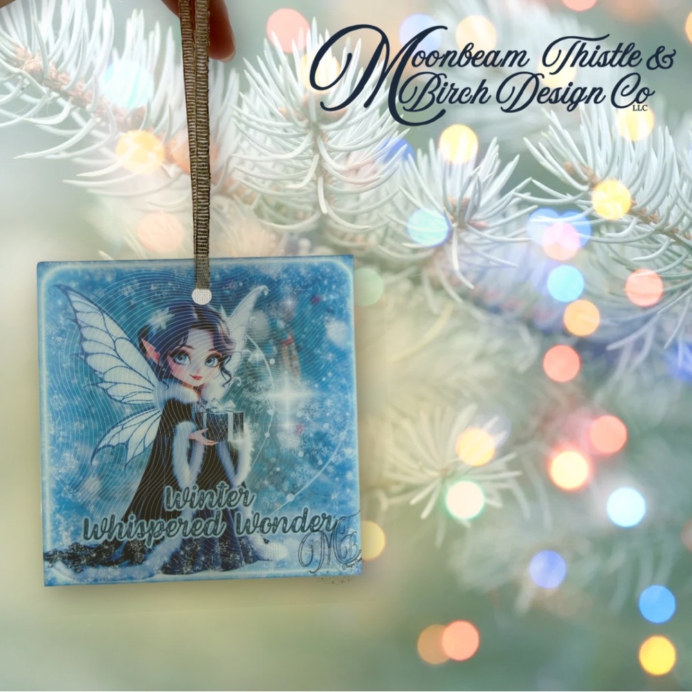 Fairy Ornament with Winter Design